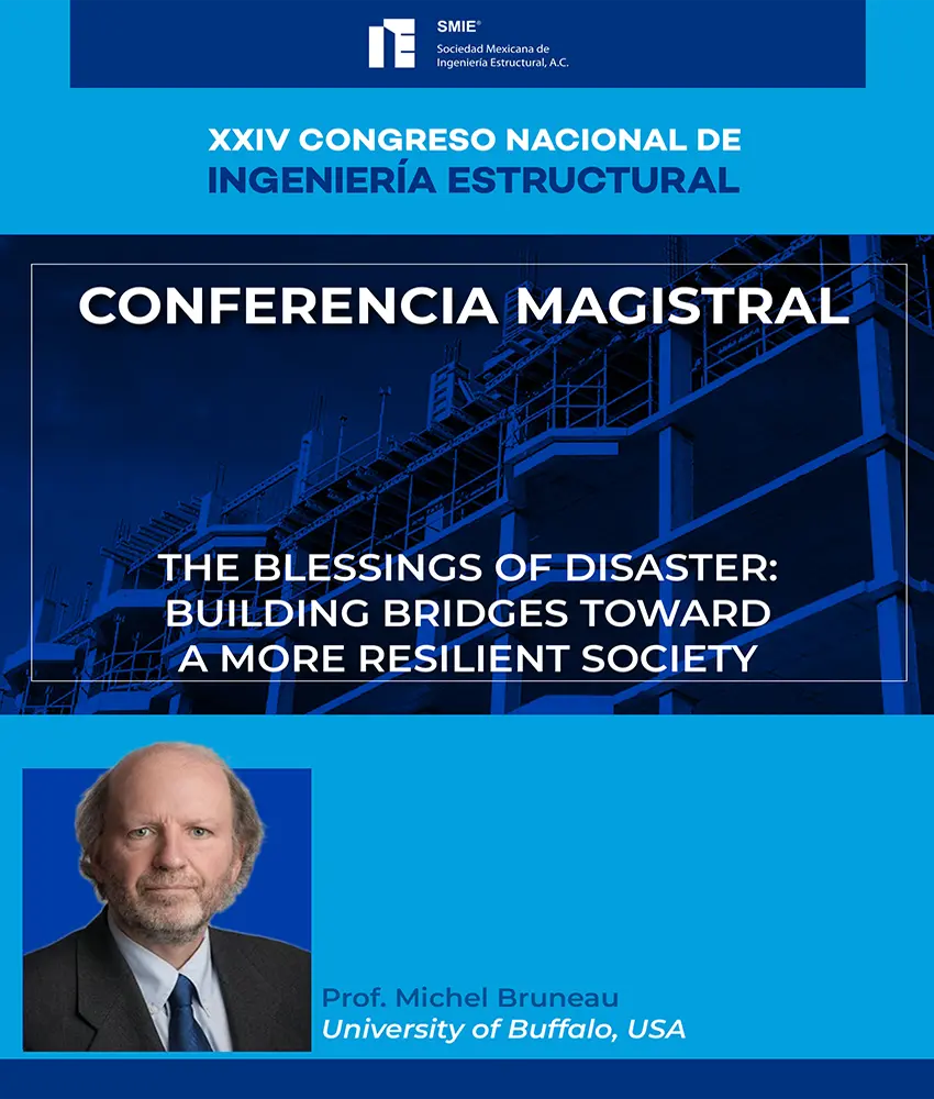 conferencia magistral, cnie 2024, the blessings of disaster, more resilient society, méxico, cancún, 2024